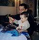 festeggiando con pap ...